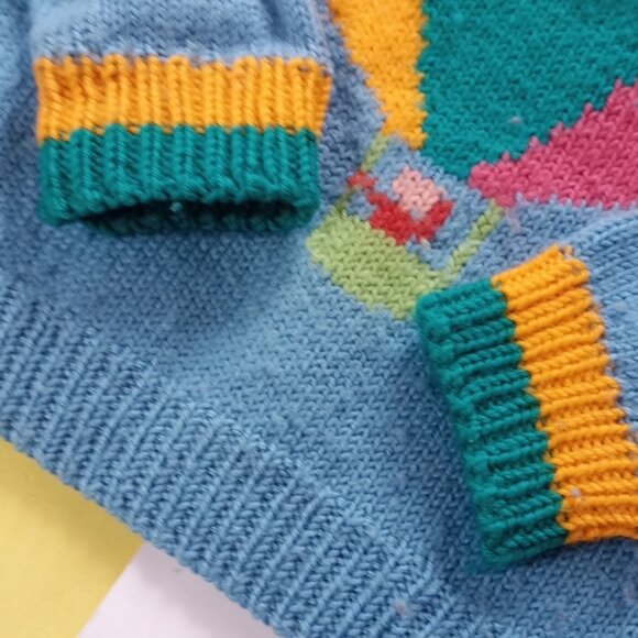 Vintage Handmade Hot Weather Balloon Sweater Jacket - Picture 2 of 7